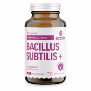 ECOSH Bacillus Subtilis Plius, 90 kapsulių