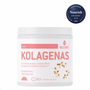 ECOSH Kolagenas CollaSel PRO B su vitaminu C, neutralaus skonio, milteliai, 200 g