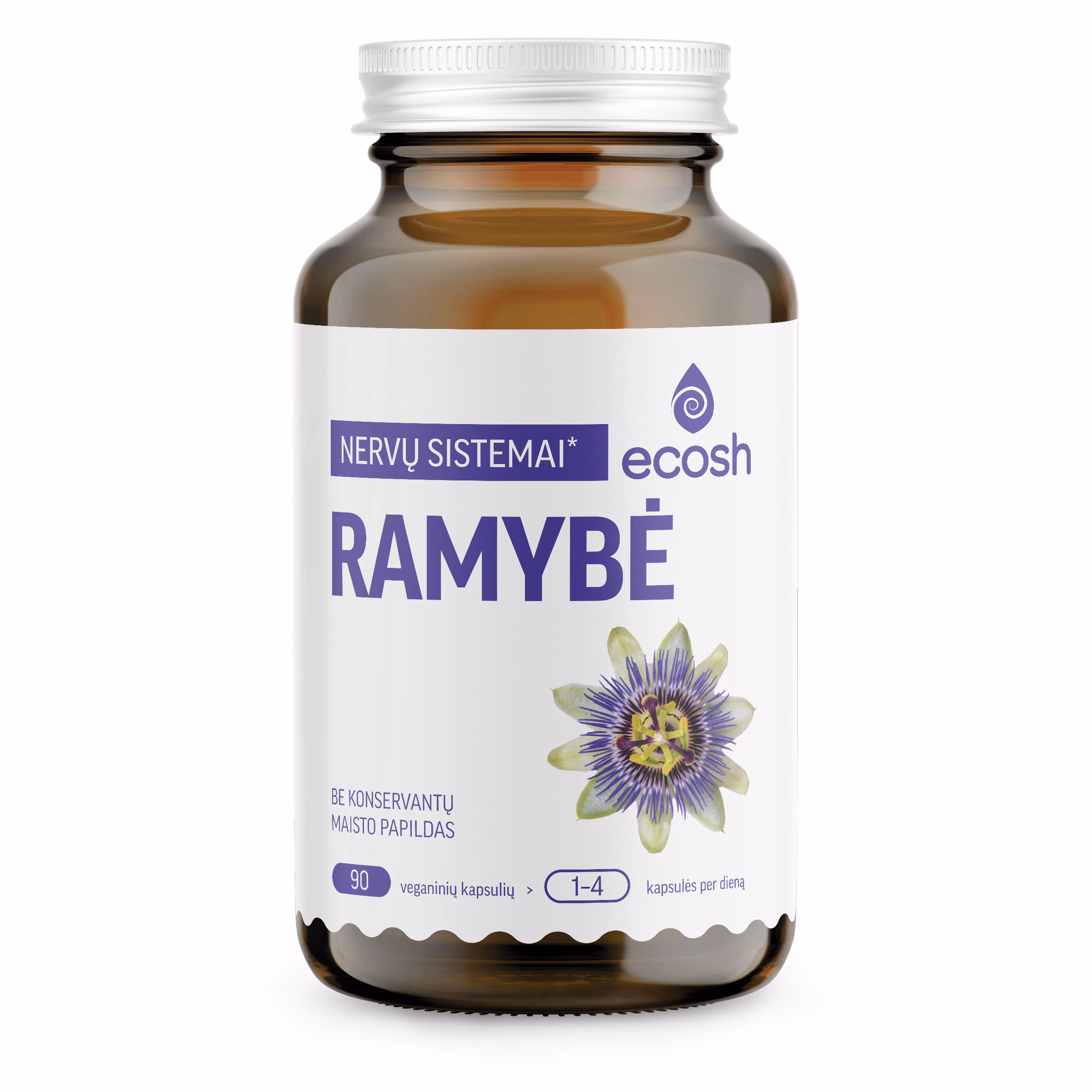 ramybė, aminorūgštys, l-teaninas, pasifloros