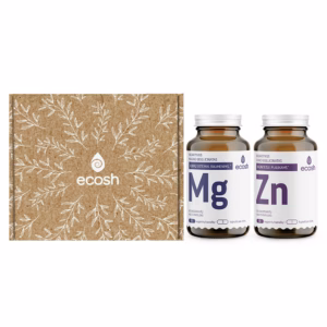 ECOSH Rinkinys AKTYVIEMS: Bioaktyvus Magnis su vitaminu B6, 90 kaps. + Bioaktyvus Cinkas, 90 kaps.