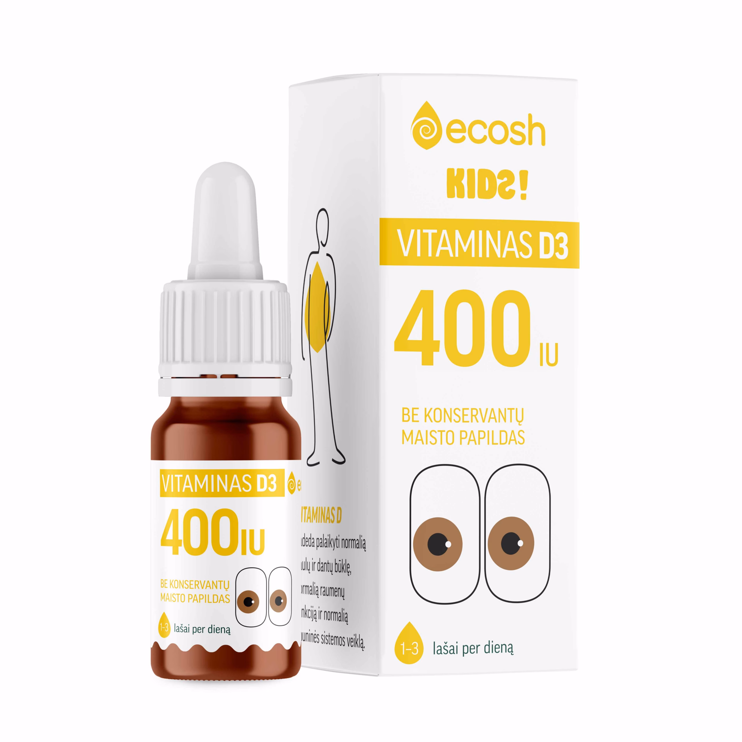 vitaminas D3 vaikams, cholekalciferolis, vitaminas d