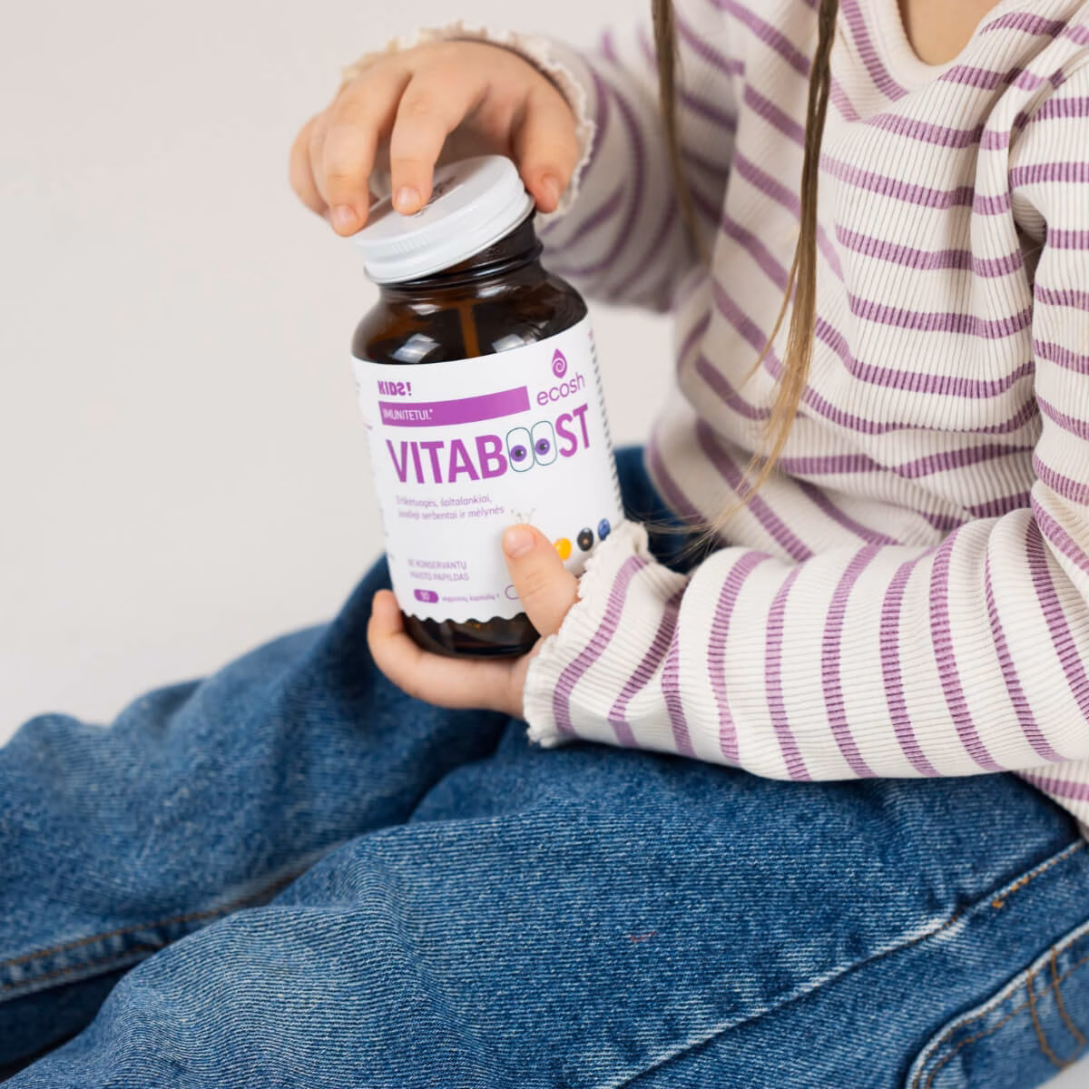 ECOSH Kids Vitaboost, maisto papildas vaikams