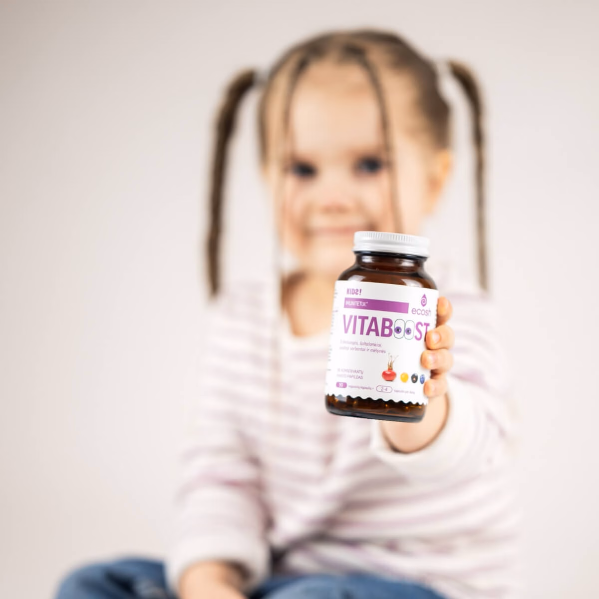 ECOSH Kids Vitaboost, maisto papildas vaikams