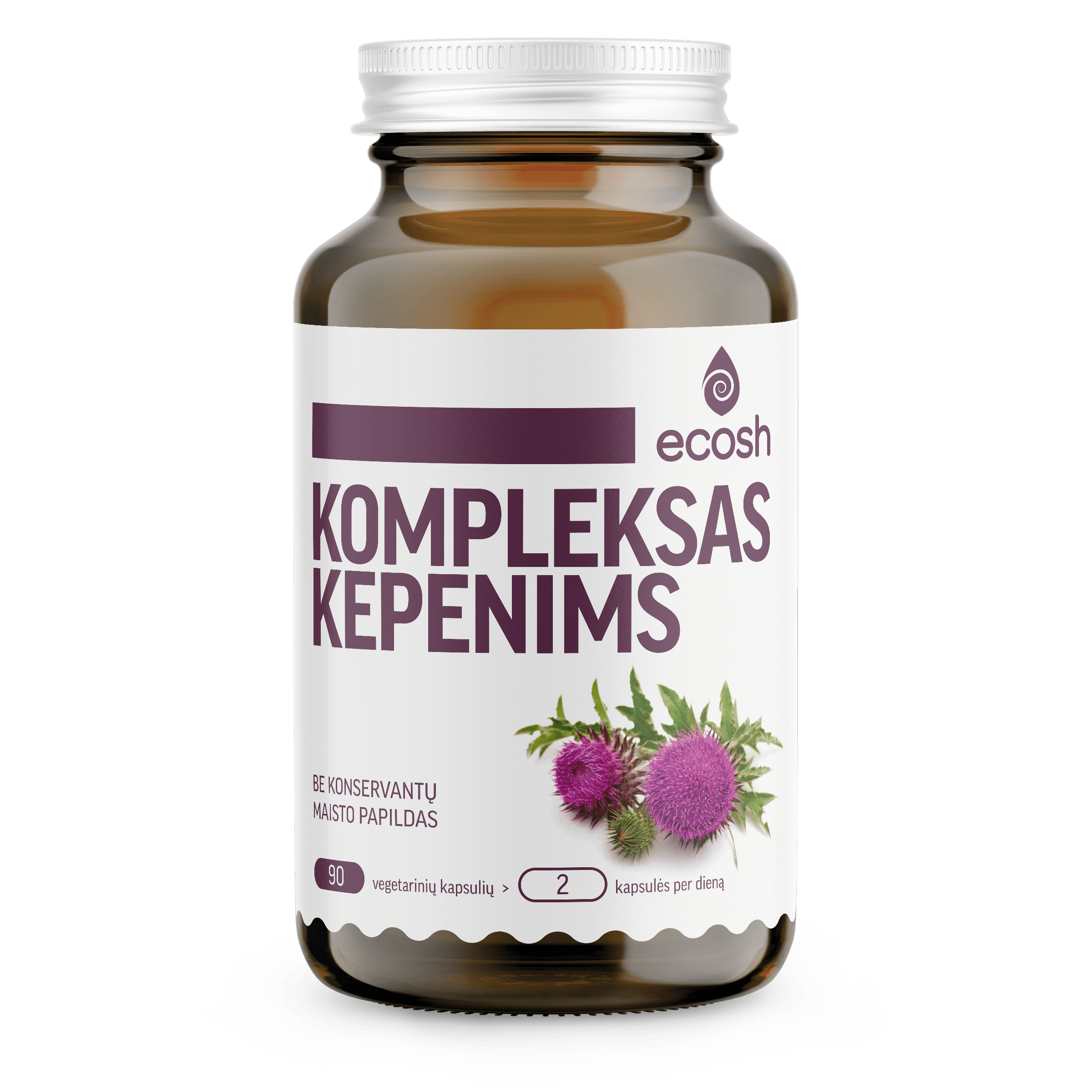 Kompleksas kepenims, 90 kapsulių