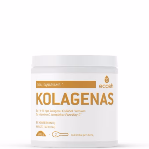 ECOSH Kolagenas CollaSel Premium su vitaminu C, neutralaus skonio, milteliai, 200 g