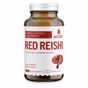 ECOSH Red Reishi, ekstraktas, 90 kapsulių