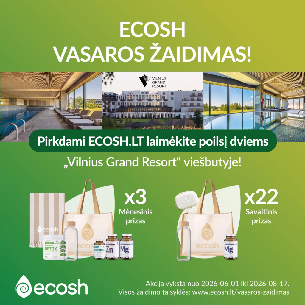 ECOSH Vasaros žaidimo iliustracinis vizualas.