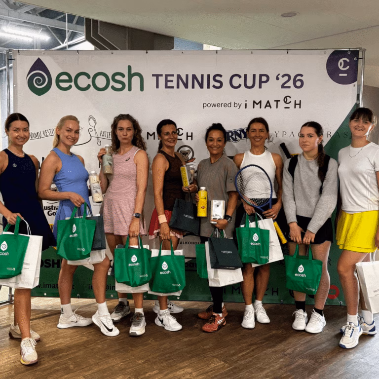 Read more about the article ECOSH Tennis Cup ‘26 subūrė dvejetų teniso entuziastus Vilniuje