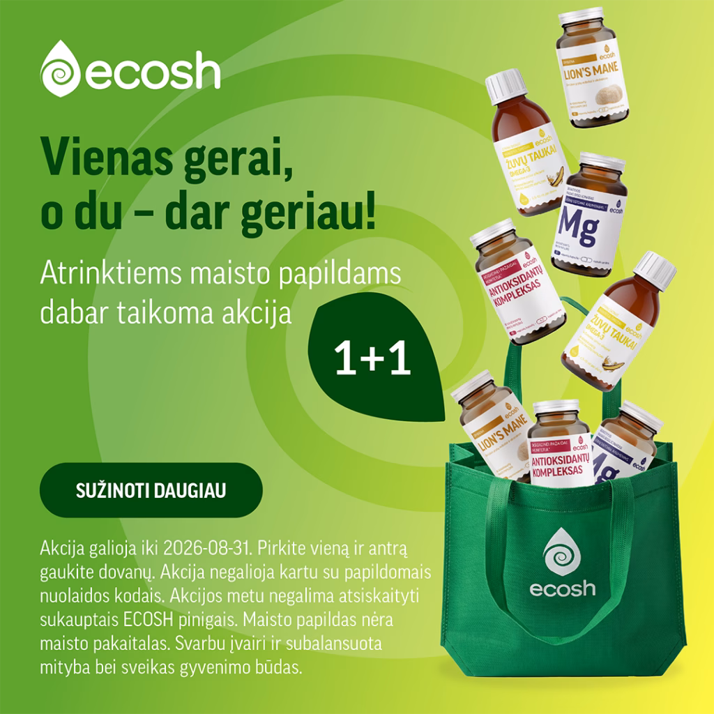 ECOSH VIzualas - Vienas gerai, o du - dar geriau!