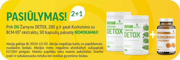 Detox plius kurkuminas