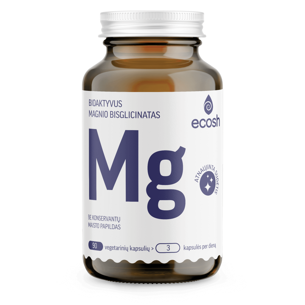 Bioaktyvus Magnis su vitaminu B6, 90 kapsulių